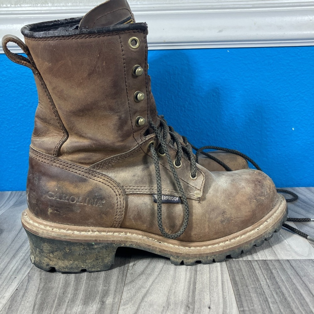 Carolina Boots -‎ #CA9821 Waterproof Steel Toe Men Size 9.5 2E Brown